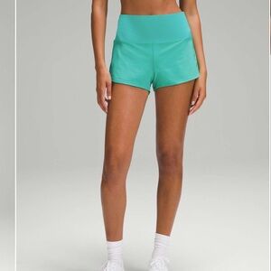 NWOT Speed Up high-Rise Lined Short 2.5" - Kelly Green